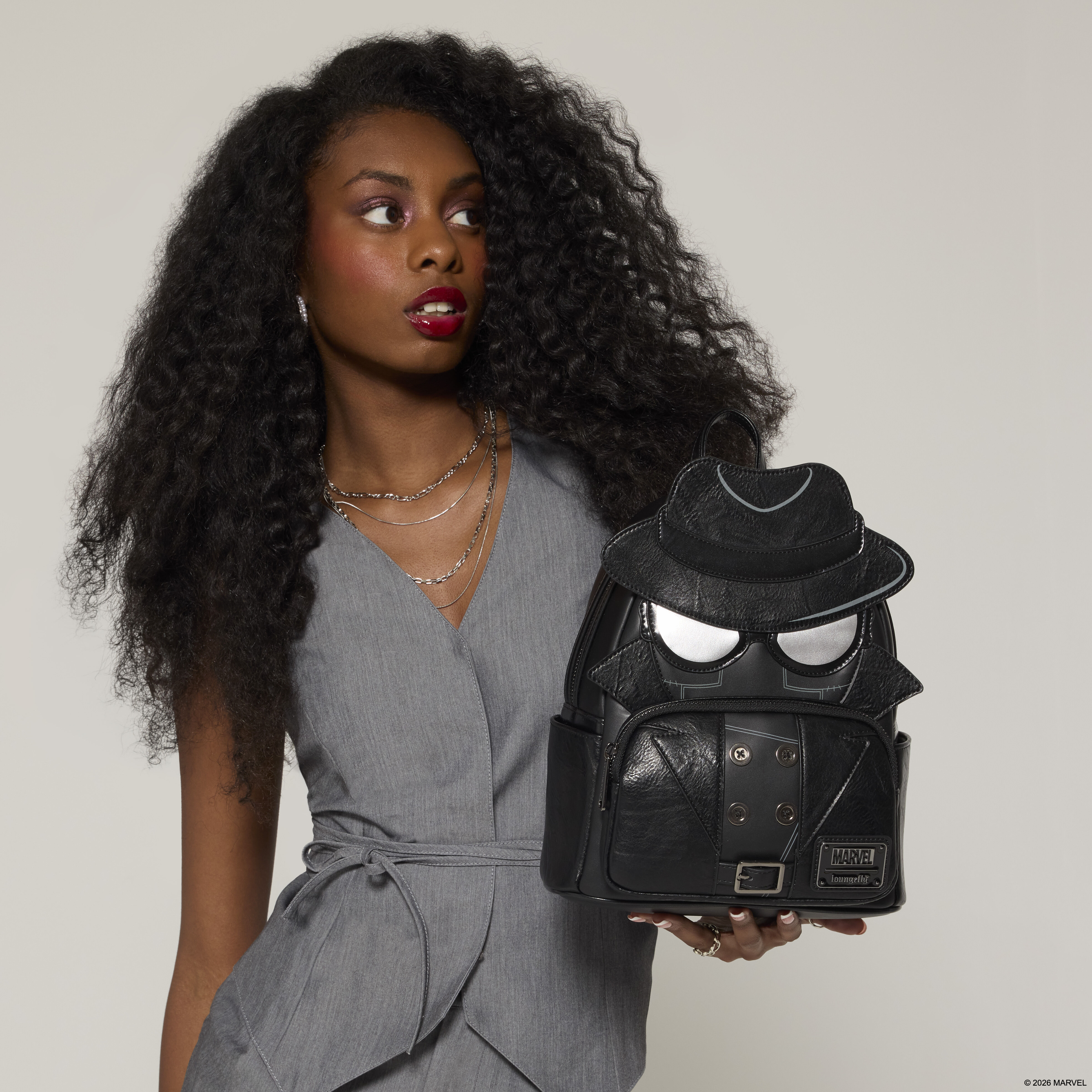 Spider-Man Noir Exclusive Cosplay Mini Backpack | Loungefly